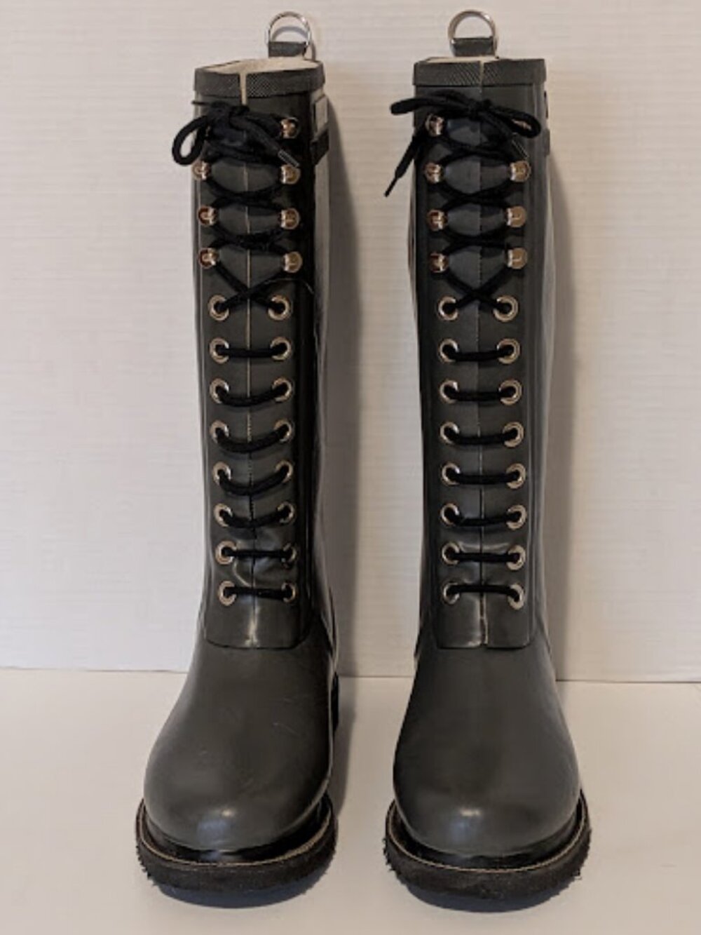 Ilse Jacobsen Hornbaek Handmade Knee High Grey Boots